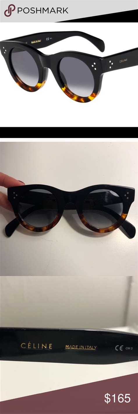 celine sunglasses on face|authentic celine sunglasses.